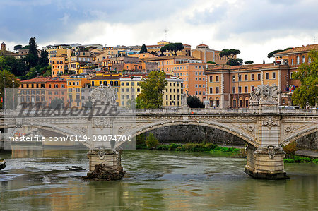 Tiber River, Rome, Lazio, Italy, Europe