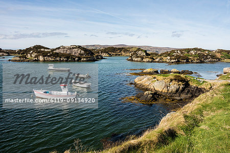 Granite coast near Dungloe, County Donegal, Ulster, Republic of Ireland, Europe