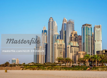 Dubai Marina JBR Beach, Dubai, United Arab Emirates, Middle East