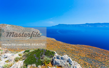 Balos Bay, Gramvousa Peninsula, Crete, Greek Islands, Greece, Europe