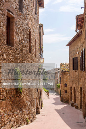 A street in San Gimignano, UNESCO World Heritage Site, Tuscany, Italy, Europe A street in San Gimignano, UNESCO World Heritage Site, Tuscany, Italy, Europe