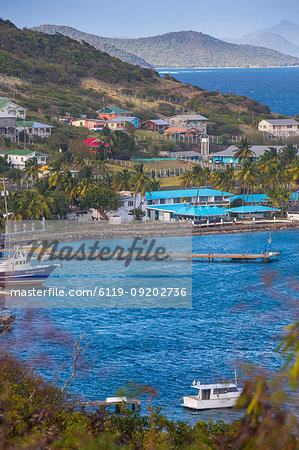 View of Clifton Harbour, Union Island, The Grenadines, St. Vincent and The Grenadines, West Indies, Caribbean, Central America