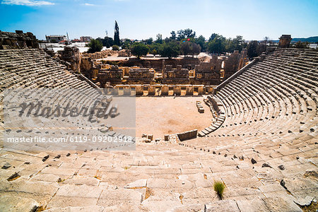 Myra Amphitheatre, the largest in Lycia, Demre, Antalya Province, Anatolia, Turkey, Asia Minor, Eurasia