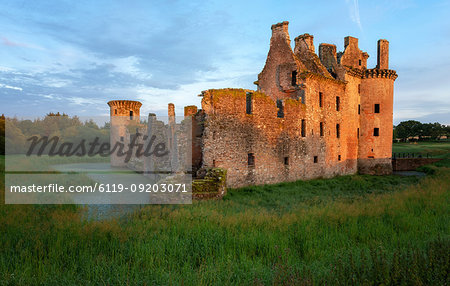 Caerlaverock Castle, Dumfries and Galloway, Scotland, United Kingdom, Europe