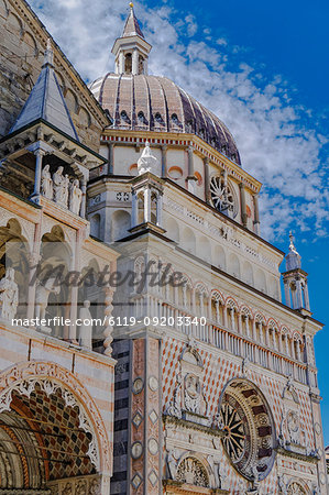 Capella Colleoni, Chapel of Basilica di Santa Maria Maggiore in Piazza Duomo at Citta Alta (Old Town), Bergamo, Lombardy, Italy, Europe