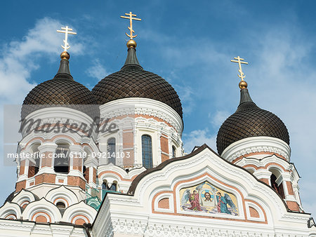 Alexander Nevsky Cathedral (Russian Orthodox), Toompea (Upper Town), UNESCO World Heritage Site, Tallinn, Estonia, Baltics, Europe