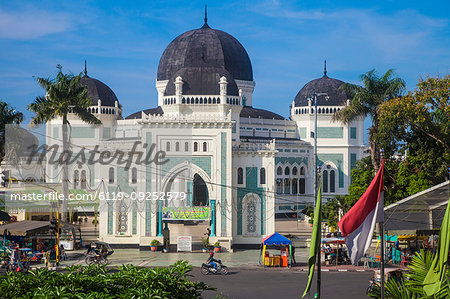 Great Mosque, Medan, Sumatra, Indonesia, Southeast Asia, Asia