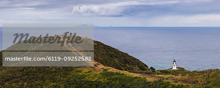 Cape Reinga Lighthouse (Te Rerenga Wairua Lighthouse), Aupouri Peninsula, Northland, North Island, New Zealand, Pacific