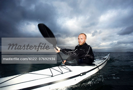 Man in kayak