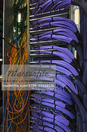 Server room cable wires Server room cable wires