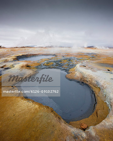 Hverarond field and Namafjall in Iceland