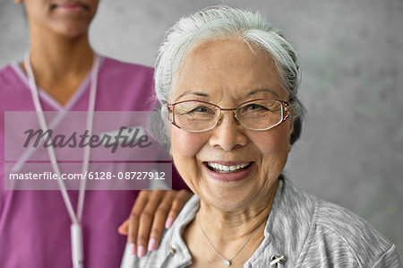 Portrait of a smiling senior woman.