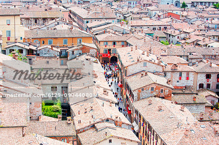 Europe,Italy,Umbria,Perugia district,Gubbio. The crowd and the Race of the Candles