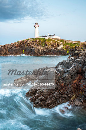 Fanad Head (Fánaid) lighthouse, County Donegal, Ulster region, Ireland, Europe.