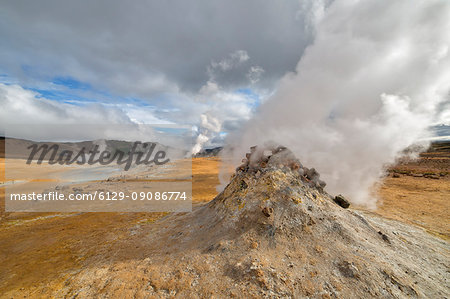 Krafla, Hverir geothermal area, Nordurland eystra, Norther iceland, iceland