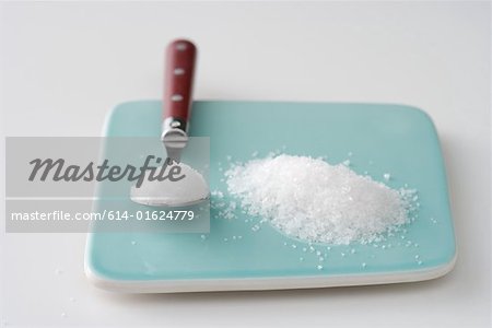 Sugar dish and spoon