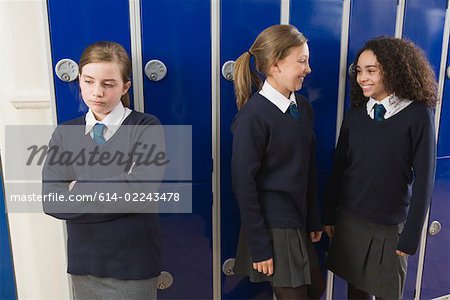 Girl excluded from group