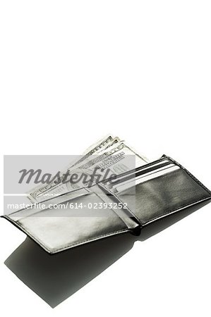 Wallet and banknotes