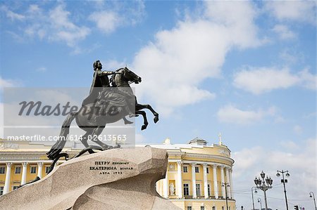Peter the great monument in st petersburg