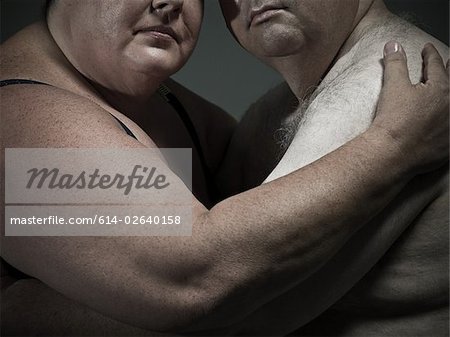 Overweight couple