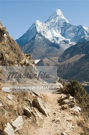 Ama dablam in the himalayas