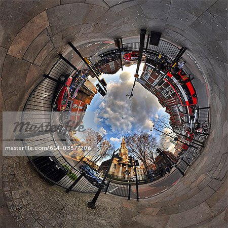 Shoreditch with tunnel effect Shoreditch with tunnel effect