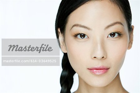 Chinese Woman Side Profile Headshot Stock Photos - Free & Royalty