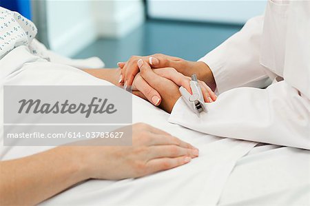 Female patient with doctor