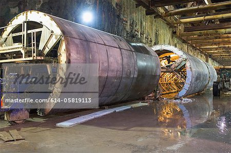 Tunnels, construction of Second Avenue Subway, New York City, USA Tunnels, construction of Second Avenue Subway, New York City, USA