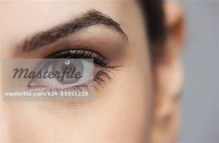 Close-up of a beautiful woman's eye Close-up of a beautiful woman's eye