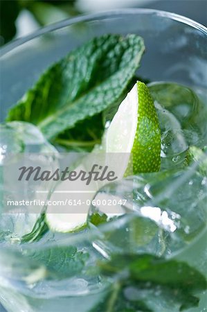 Close up of mojito cocktail Close up of mojito cocktail