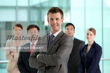 Multi racial businesspeople, portrait