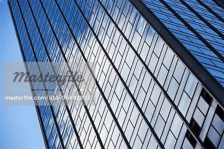 Low angle view of office building Low angle view of office building