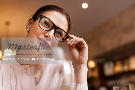 Close up shot of a woman