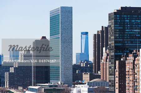 United Nations building in New York city United Nations building in New York city