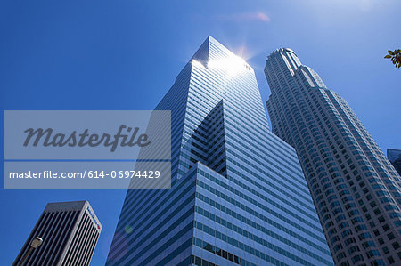 Modern skyscrapers in downtown Los Angeles, USA Modern skyscrapers in downtown Los Angeles, USA