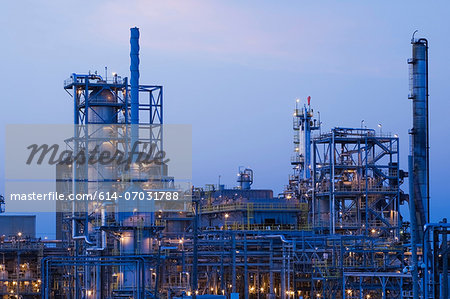 Oil and gas refinery, Montreal, Quebec, Canada