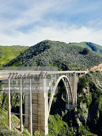 Bexby bridge on highway 1, Big Sur, California, USA