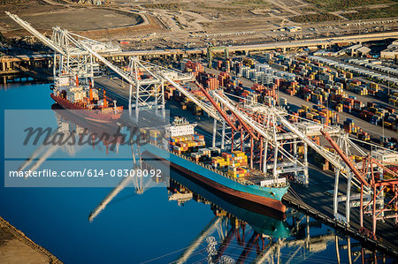 Shipping port, Los Angeles, California, USA