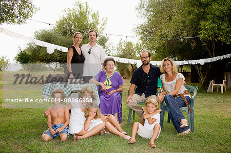 Multi generational family portrait