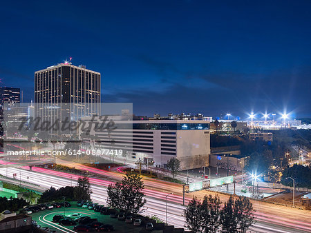 Harbor Freeway, Downtown, Los Angeles, California, United States of America