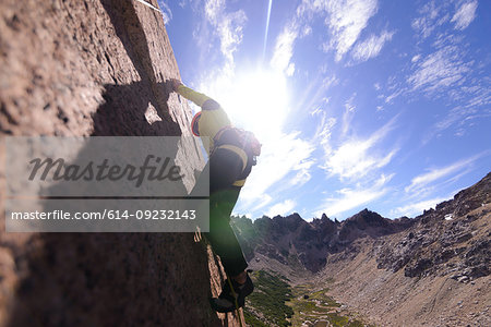 Rock climbing in Frey, San Carlos de Bariloche, Rio Negro, Argentina