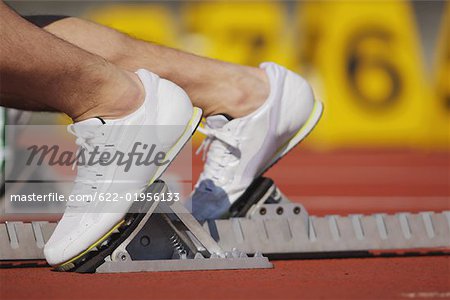 Runner at Starting Line