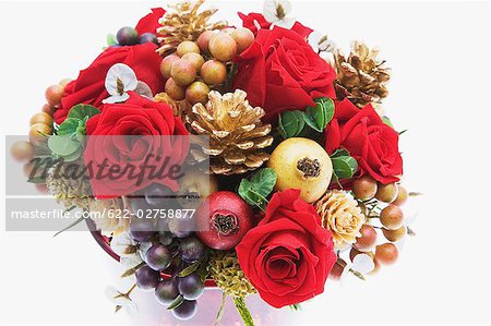 Flower Bouquet Decorated  on Christmas