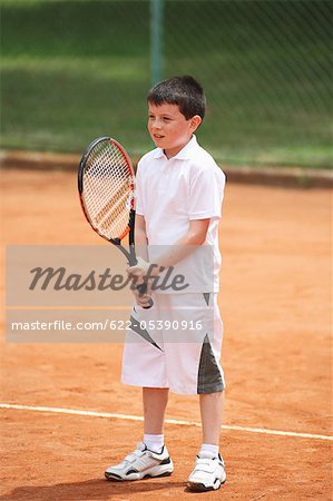 Young Boy Preparing For Shot