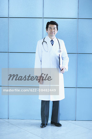 Japanese senior doctor at the hospital