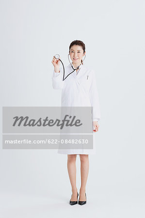 Attractive Japanese woman doctor