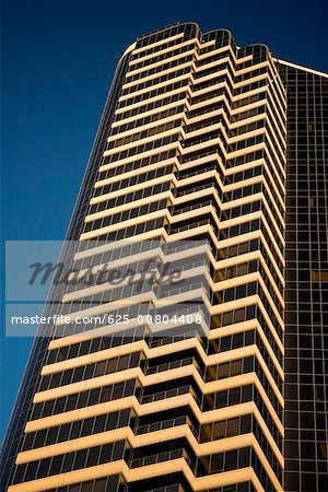 Low angle view of a skyscraper, San Diego, California, USA