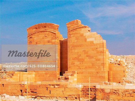 Old ruins of a building, Saqqara, Egypt