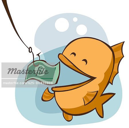 Fishing Makes Me Happy Graphic Stock Illustration - Illustration